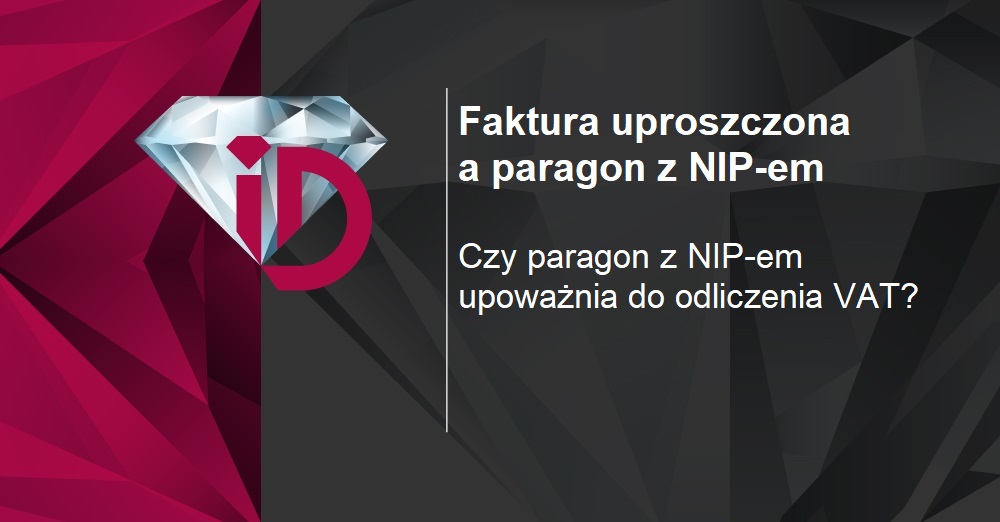 Faktura uproszczona a paragon z NIP-em