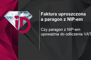 Faktura uproszczona a paragon z NIP-em