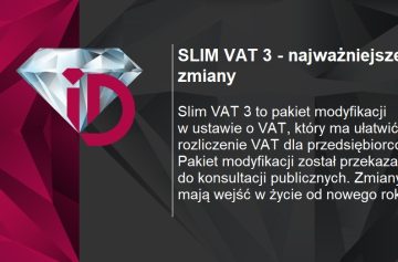 SLIM VAT 3 - najważniejsze zmiany